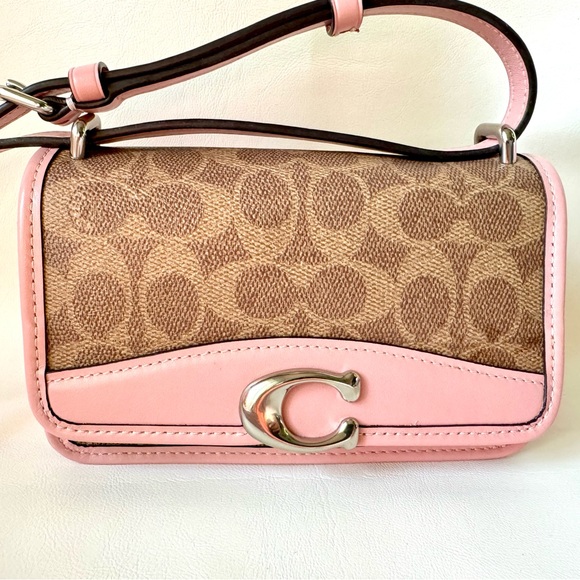 Coach Lunar Signature Logo Bandit Crossbody Powder Pink- PRICE IS FIRM - Picture 1 of 11